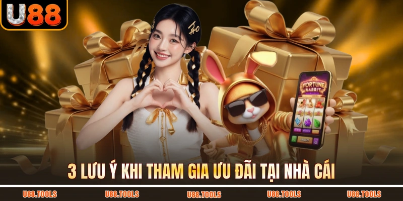 3 lưu ý khi tham gia ưu đãi tại nhà cái