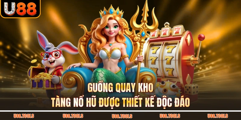 Guồng quay kho tàng nổ hũ được thiết kế độc đáo
